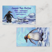 Pinguin Stationery Visitenkarte (Vorne/Hinten)