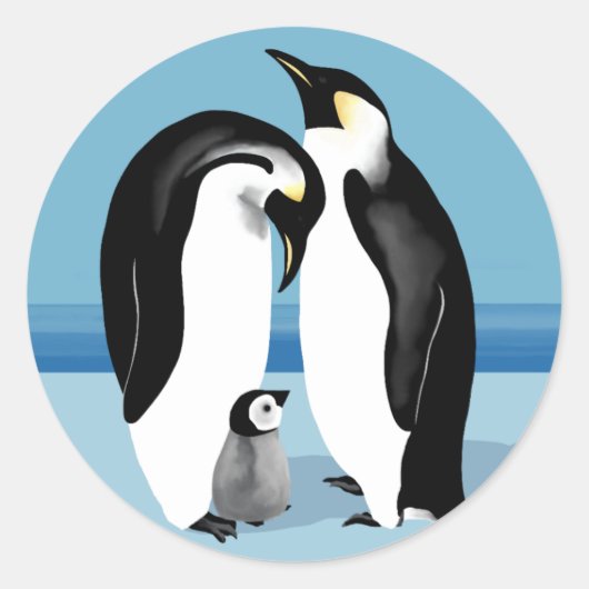 Pinguin Stickers (Vorderseite)