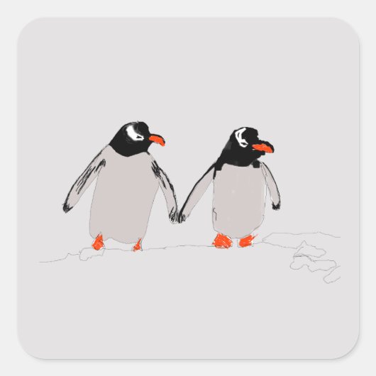 Pinguin Stickers (Vorderseite)