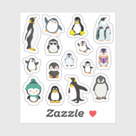 Pinguin Stickers Aufkleber