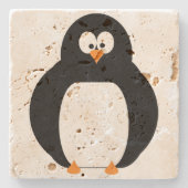 Pinguin Stone Untersetzer (Vorderseite)