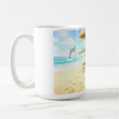 Pinguin Strandbar Kaffeetasse (Links)