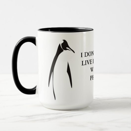 Pinguin Support Coffee Tasse (Combo Tasse, 15 oz) (Links)