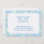 Pinguin Süsse - Junge zum ersten Geburtstag Einladung (Rückseite)