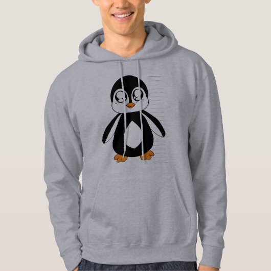 Pinguin-Sweatshirt Hoodie (Vorderseite)