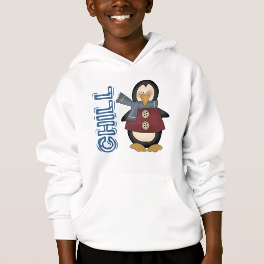 Pinguin-Sweatshirt Hoodie (Vorderseite)