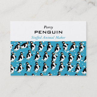 Pinguin-Tapete Visitenkarte