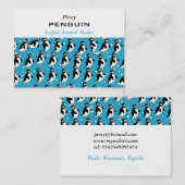 Pinguin-Tapete Visitenkarte (Vorne/Hinten)