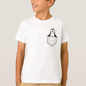 Pinguin-Tasche T-Shirt (Vorderseite)