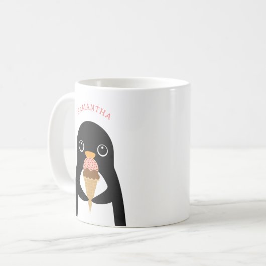 Pinguin-Tasse Kaffeetasse (Vorderseite Links)