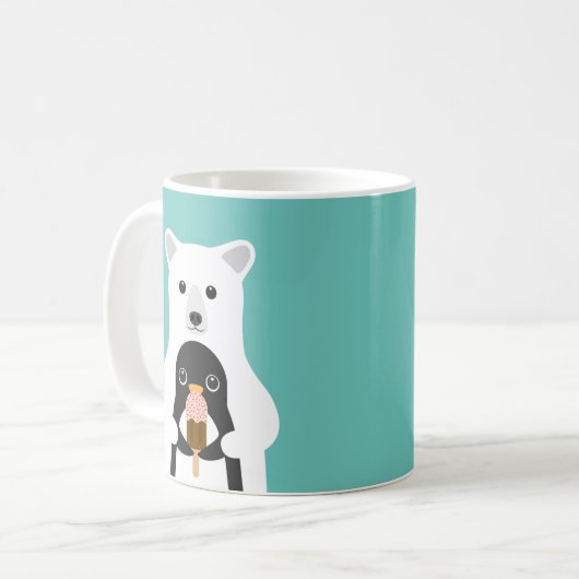 Pinguin-Tasse Kaffeetasse (Vorderseite Links)