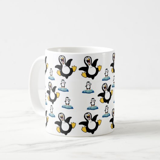 Pinguin-Tasse Kaffeetasse (Vorderseite Links)