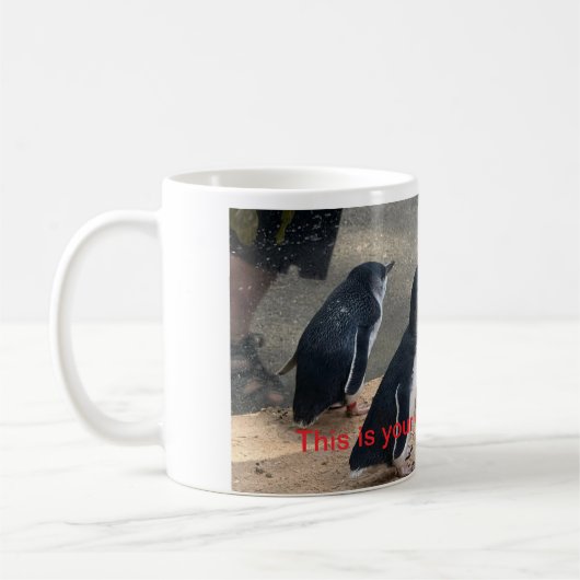 Pinguin-Tasse Kaffeetasse (Links)