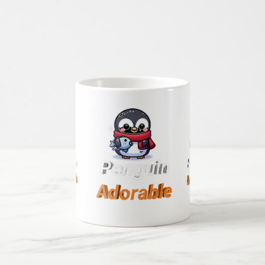 Pinguin-Tasse Verwandlungstasse (Mittel)