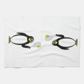 Pinguin-Tennis Handtuch (Horizontal)