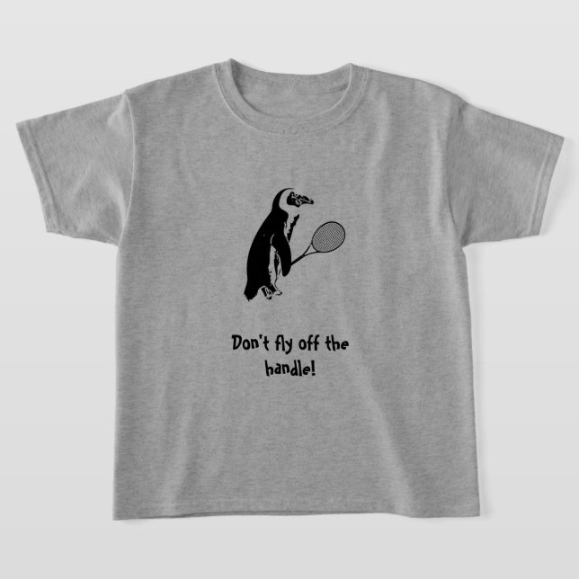 Pinguin Tennis Player T-Shirt (Ablage )