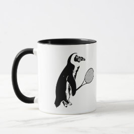 Pinguin Tennis Player Tasse
