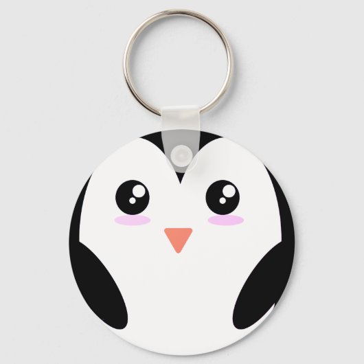Pinguin, Tier, Kawaii Schlüsselanhänger (Vorderseite)