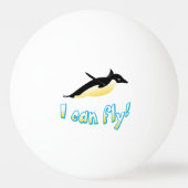 Pinguin Tischtennisball (Rückseite)