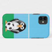 Pinguin Torhüter Case-Mate iPhone Hülle (Rückseite (Horizontal))