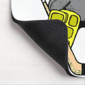 Pinguin-Tormann Mousepad (Ecke)