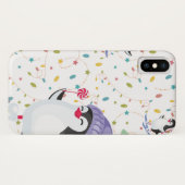 Pinguin-Torte Case-Mate iPhone Hülle (Rückseite (Horizontal))