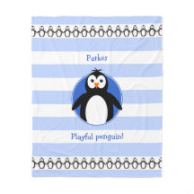 Pinguin tragen den Namen blaue weiße Streifen hinz