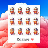 Pinguin Traveler 12 Aufkleberblatt Aufkleber