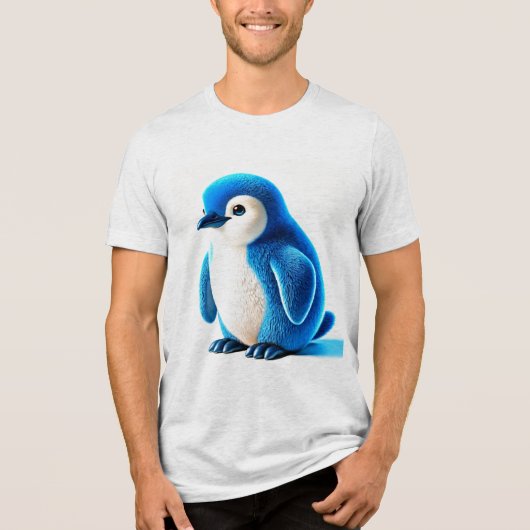 Pinguin Tri-Blend Shirt (Vorderseite)
