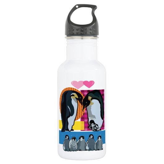 Pinguin Trinkflasche (Vorderseite)