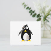 Pinguin-Tux-Linux-Bild Postkarte (Stehend Vorderseite)