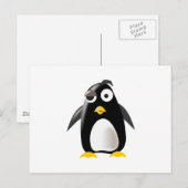 Pinguin-Tux-Linux-Bild Postkarte (Vorne/Hinten)