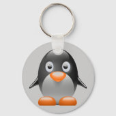 Pinguin-Tux-Linux-Bild Schlüsselanhänger (Vorderseite)
