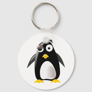 Pinguin-Tux-Linux-Bild Schlüsselanhänger