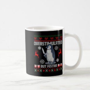 Pinguin überstimuliert aber festlich hässlicher We Kaffeetasse