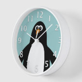 Pinguin Uhr (Winkel)