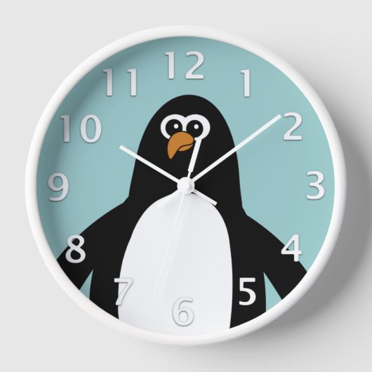 Pinguin Uhr (Vorderseite)