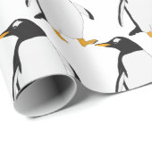 Pinguin-Umhüllungspapier Geschenkpapier (Rolleneckpunkt)