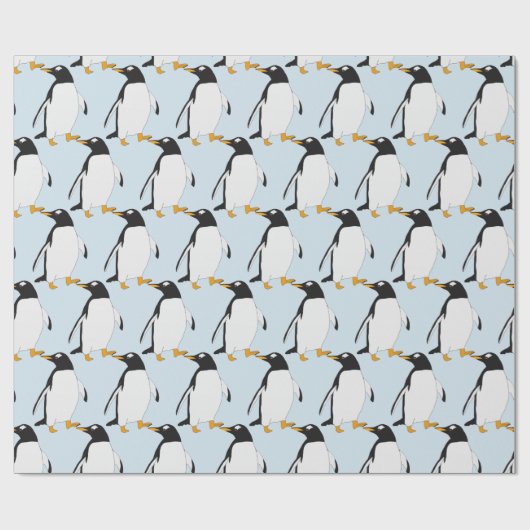 Pinguin-Umhüllungspapier Geschenkpapier (Flach)