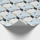 Pinguin-Umhüllungspapier Geschenkpapier (Ecke)