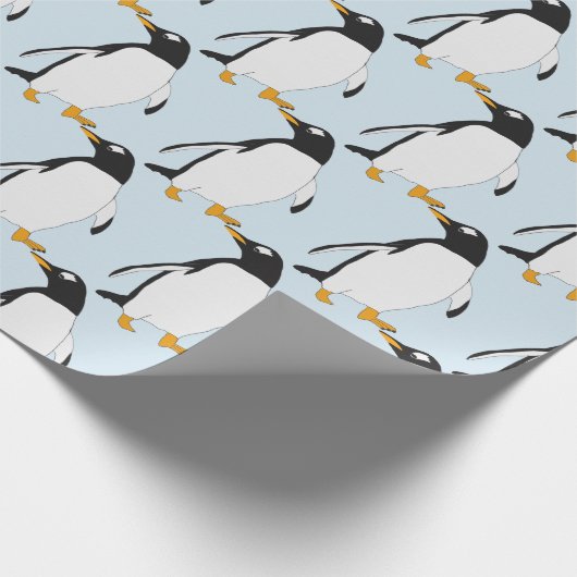 Pinguin-Umhüllungspapier Geschenkpapier (Ecke)