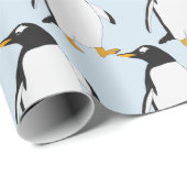 Pinguin-Umhüllungspapier Geschenkpapier (Rolleneckpunkt)