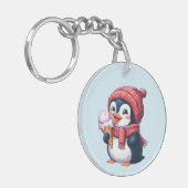 Pinguin und Eiscreme Schlüsselanhänger (Vorderseite links)