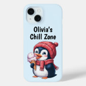 Pinguin und Ice Creme Phone Case (Rückseite)