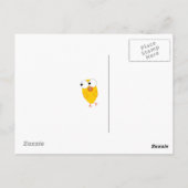 Pinguin und Iglu Postkarte (Rückseite)