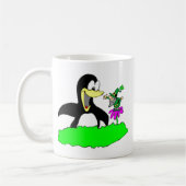 Pinguin und Leprechaun Kaffeetasse (Links)