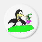 Pinguin und Leprechaun Magnet (Vorne)