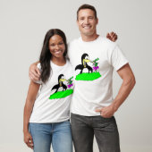 Pinguin und Leprechaun Unisex T-Shirt (Unisex)