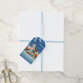 Pinguin und Reindeer Geschenkanhänger (Mit Garn)
