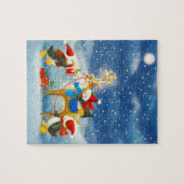 Pinguin und Reindeer Puzzle (Horizontal)